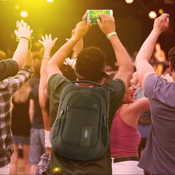 Ghostek NRGBAG Backpack Laptop, Cell Phone, & Mobile Devices Water Resistant - Picture 15 of 16